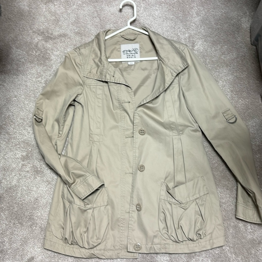 Espirit utility trench jacket